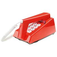 Retro Trimphone Push Button, Red