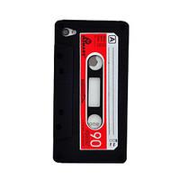 Retro Tape Silicone Back Cover for iPhone 5/5S(Assorted Colors)