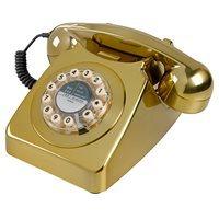 RETRO TELEPHONE 746 in Brushed Brass