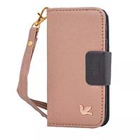 Retro Bird Leather Flip Case For Samsung Galaxy S6/S6Edge/S7/S7Edge Wallet Stand Card Holder With Mirror Strap Cover