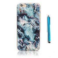 Retro Granite Marble Grain Pattern Soft TPU Phone Case Cover for For iPhone 7 7 Plus 6 Plus 6s 6 SE 5s 5 and Stylus