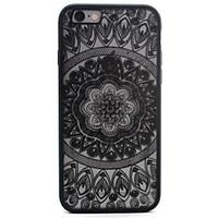 Retro Flower Pattern Openwork Relief Printing Thin PC Material Phone Case for iPhone 5/5S/SE/6/6S/6 Plus/6S Plus