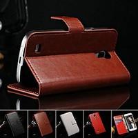 Retro Crazy Horse PU Leather Full Body Case with Stand and Card Slot for Samsung Galaxy S4 Mini i9190