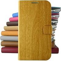 Retro bamboo pattern PU Leather Full Body Case with Stand and for iPhone 4/4S (Assorted Colors)