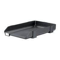 Rexel Agenda 55m Classic Letter Tray Stackable Charcoal