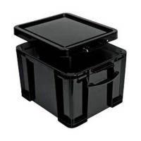 REALLY USEFUL 64 LITRE RECYCLED BOX BLK