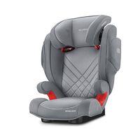 recaro monza nova 2 group 23 car seat aluminium grey new