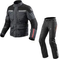 rev it horizon 2 motorcycle jacket amp trousers anthracite black kit