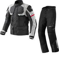 rev it defender pro gtx motorcycle jacket and trousers anthracite blac ...