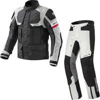 Rev It Defender Pro GTX Motorcycle Jacket and Trousers Anthracite Black Grey Kit