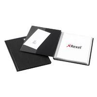 REXEL SLIMVIEW DSP BK A4 24PKT BLK 10015