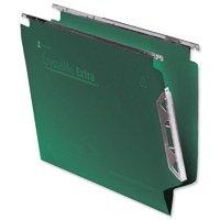 Rexel Crystalfile Extra Lateral File Polypropylene (Green) [Pack 25]