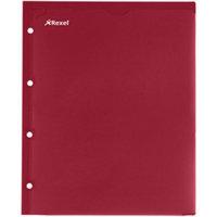 rexel advance 2 pocket folder red