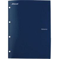 Rexel Adv 4 Hole Folder File Pk5 Navy