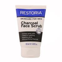 Restoria Skincare For Men Charcoal Face Scrub100ml