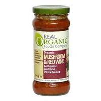 Real Oragnic Foods Real Org Mushroom Pasta sauce 350g