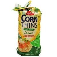 Realfoods Corn Thins Sesame 150g