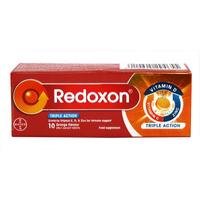 redoxon triple action 10 orange flavour effervescent tablets