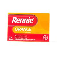 Rennie Orange 24s Chewable Tablets