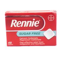 Rennie Sugar Free 48s