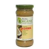 real oragnic foods korma organic indian sauce 350g