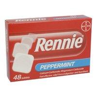 rennie peppermint 48 tablets