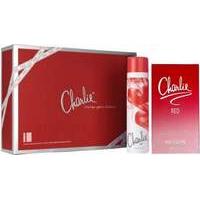 revlon charlie red gift set 100ml eau fraiche 75ml body spray