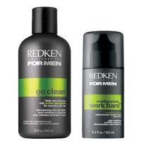 Redken For Men Go Clean Limited Edition Bundle (300ml + 100ml)