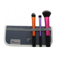Real Techniques Travel Essentials Gift Set 3 x Brushes + Case