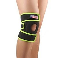 Reinforced Knee Support Knee Brace Sports Support Eases pain Protective Adjustable Thermal / Warm Baseball Camping Hiking Running Black