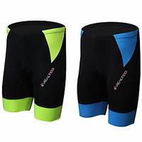 Realtoo Cycling Padded Shorts Women\'s Men\'s Unisex Bike Shorts Padded Shorts/Chamois Breathable Quick Dry Ultraviolet Resistant Nylon