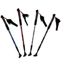 Retractable 4-Section Aluminum Alloy Hiking Stick Trekking Pole