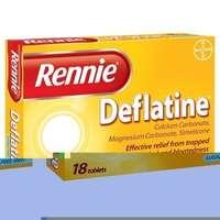 Rennie Deflatine Trapped Wind Relief 18 Tablets