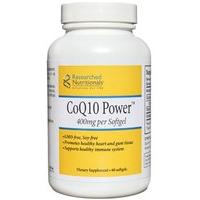 researched nutritionals coq10 power 400mg 60sgels