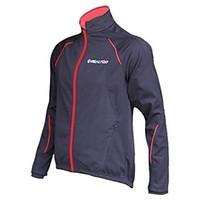 Realtoo Cycling Jacket Women\'s Men\'s Unisex Bike Jacket Waterproof Breathable Thermal / Warm Windproof Fleece Lining Rain-ProofSpandex