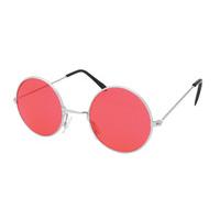Red Round Lennon Sunglasses