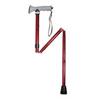 Red Drive Medical Walking Stick With Gel Grip
