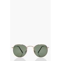 retro small lens aviator sunglasses black