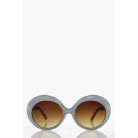 Retro Round Sunglasses - grey