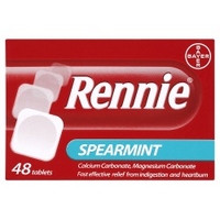 rennie spearmint 48 tablets