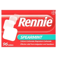 rennie spearmint 96 tablets