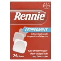 rennie peppermint 24 tablets