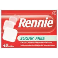 rennie sugar free 48 tablets