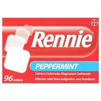 rennie peppermint 96 tablets