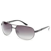 Red Aviator Sunglasses, Black