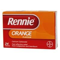 rennie orange 24 tablets