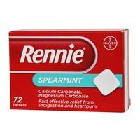 rennie spearmint 72 tablets