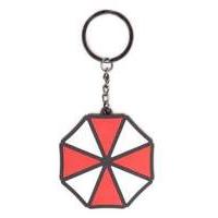 Resident Evil - Umbrella Corp. Logo Rubber Keychain (ke230122res)