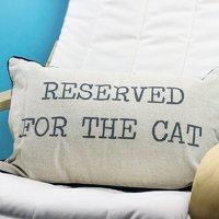 Reserved for the Cat Cushion