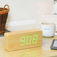 rechargeable slab click clock